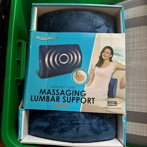 Memory Foam Massaging Lumbar Support